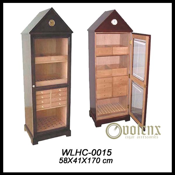 Standing Glass Window  wooden cigar humidors for sale cigar humidor  cabinet