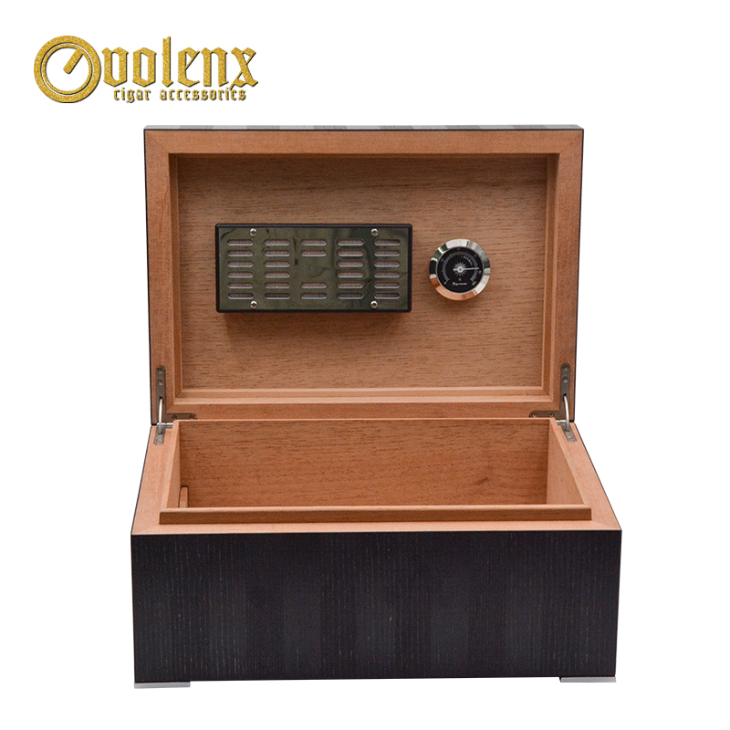 New Display luxury humidifier Wooden Cigar humidor Box 7