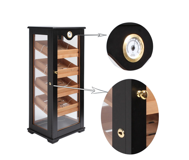 Luxury Design Eco-friendly best MDF cigar humidor cabinet 7