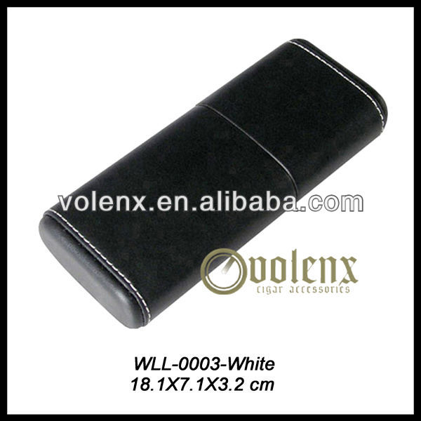 Shenzhen Holds 3 Different Length Cigars Leather Travel Case(BV&SGS) 5