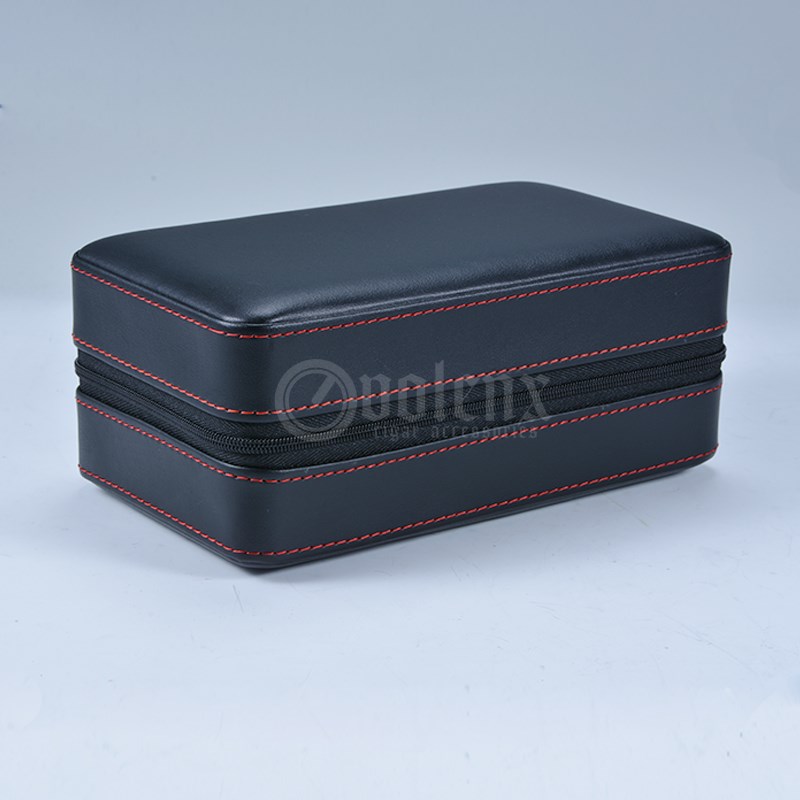Wholesale customized 6CT leather travel humidor cigar case 3