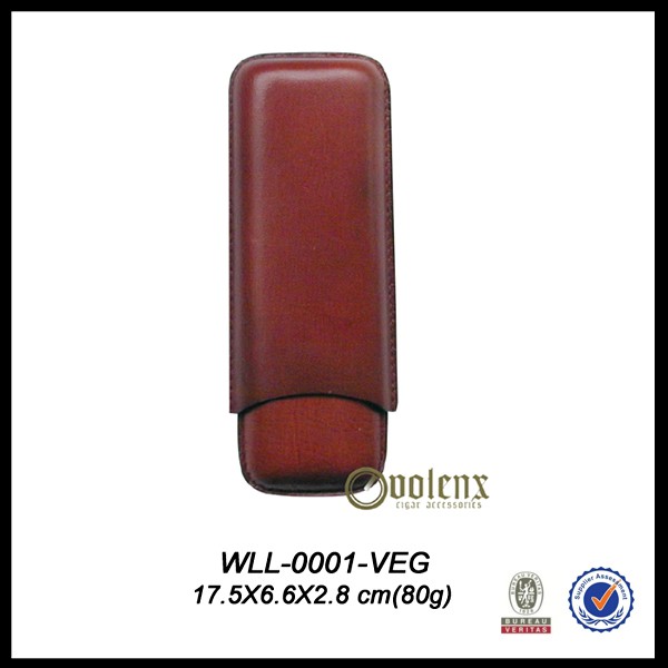 New arrival  genuine leather travel cigar case from Shenzhen supplier