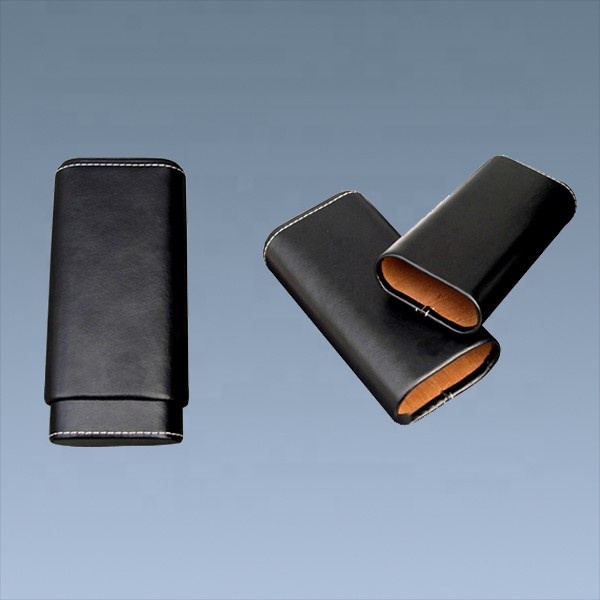 New arrival  genuine leather travel cigar case from Shenzhen supplier