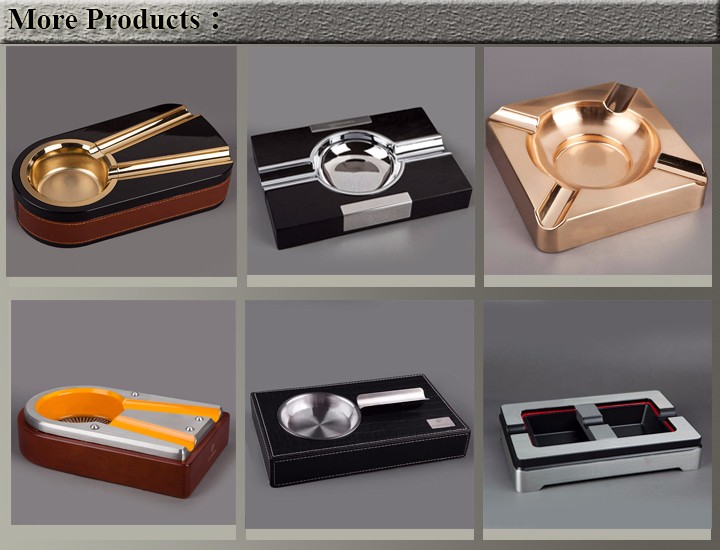  High Quality leather cigar humidor case 9
