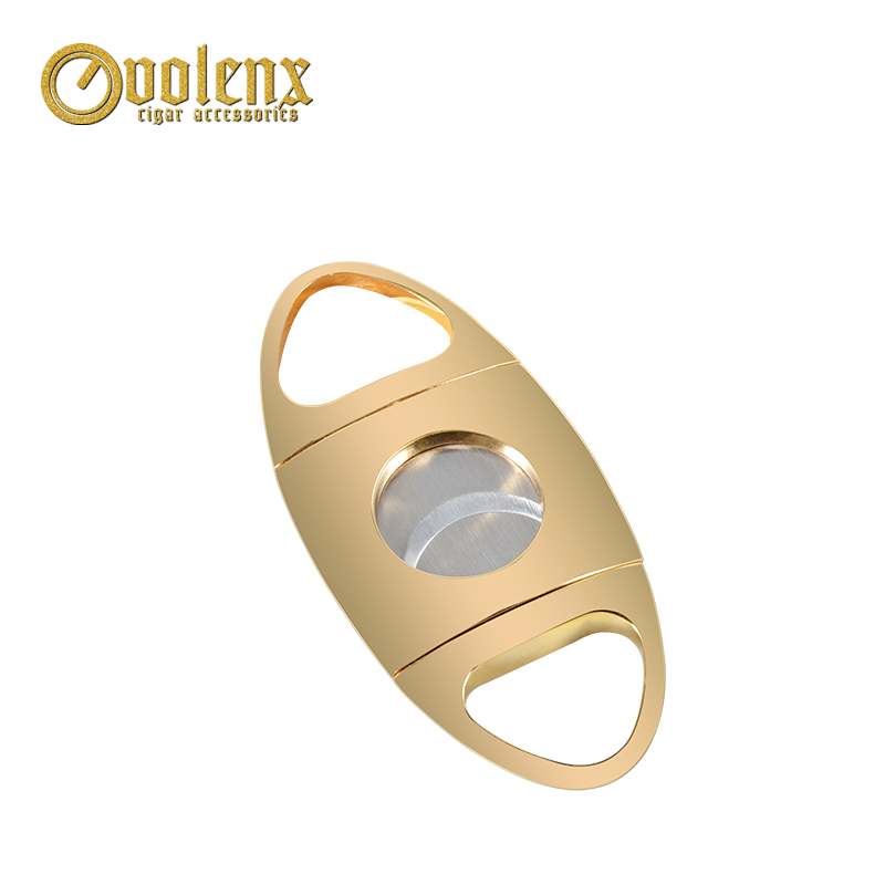 Luxury Stainless Steel Oem Gold Cigar Cutter 6