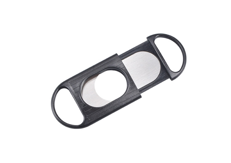 Better Quality Stainless Steel Grid grain surface cigar cutter personalized 7