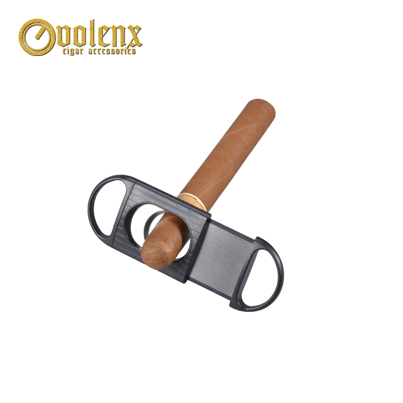 Better Quality Stainless Steel Grid grain surface cigar cutter personalized
