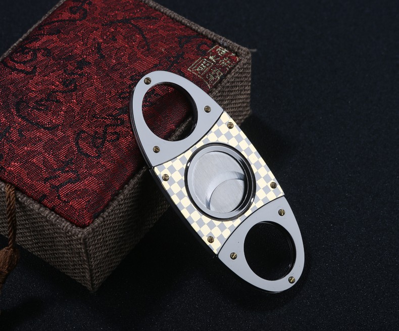 Keenness electroplate Luxury tabletop cigar cutter 3