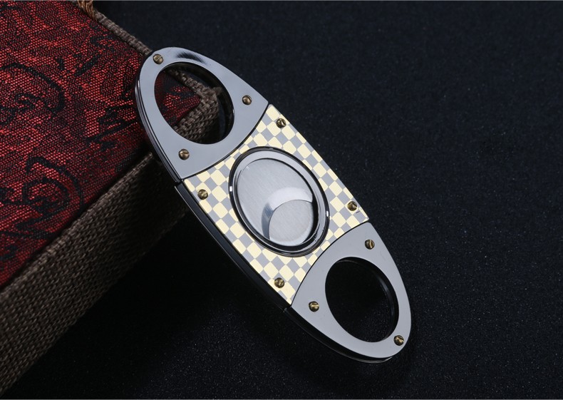 Keenness electroplate Luxury tabletop cigar cutter 7