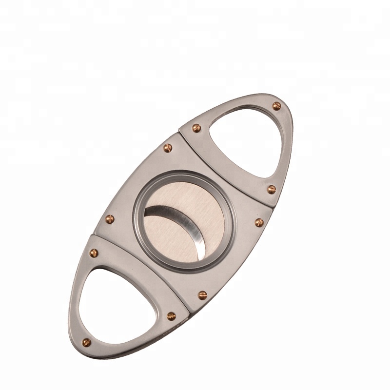 Mini Double Blades Stainless Steel Cigar Cutter Supplier