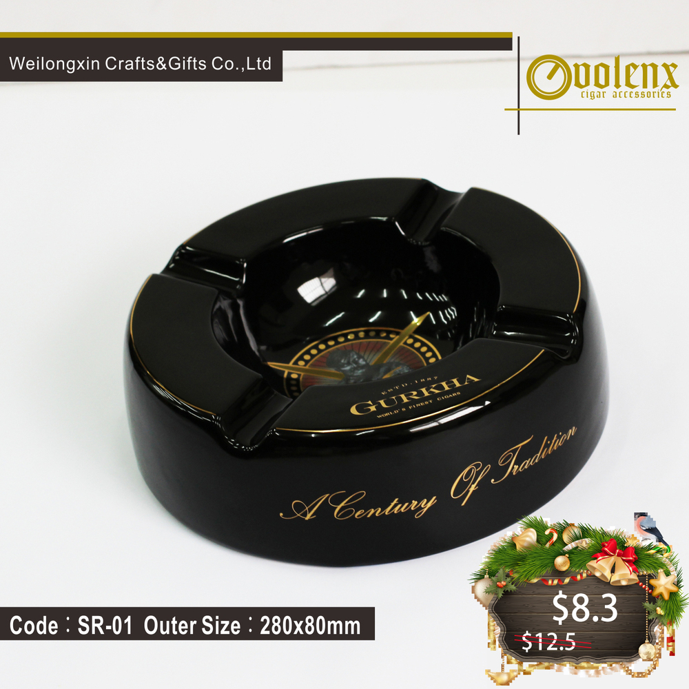 wooden cigar ashtray WLA-0086 Details 3