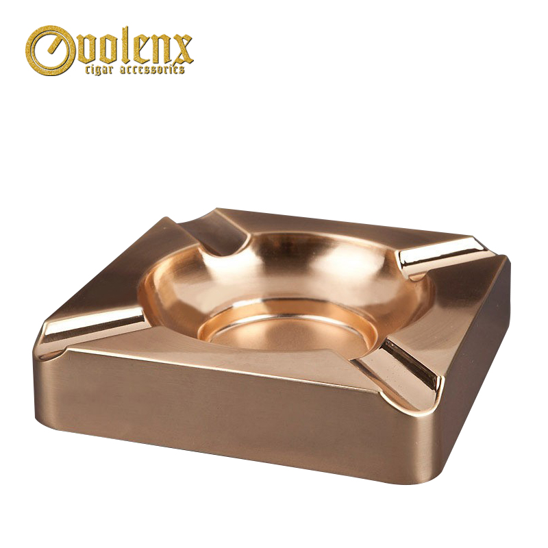 Different kinds stainless steel ashtray bin gloden stainless steel ashtray