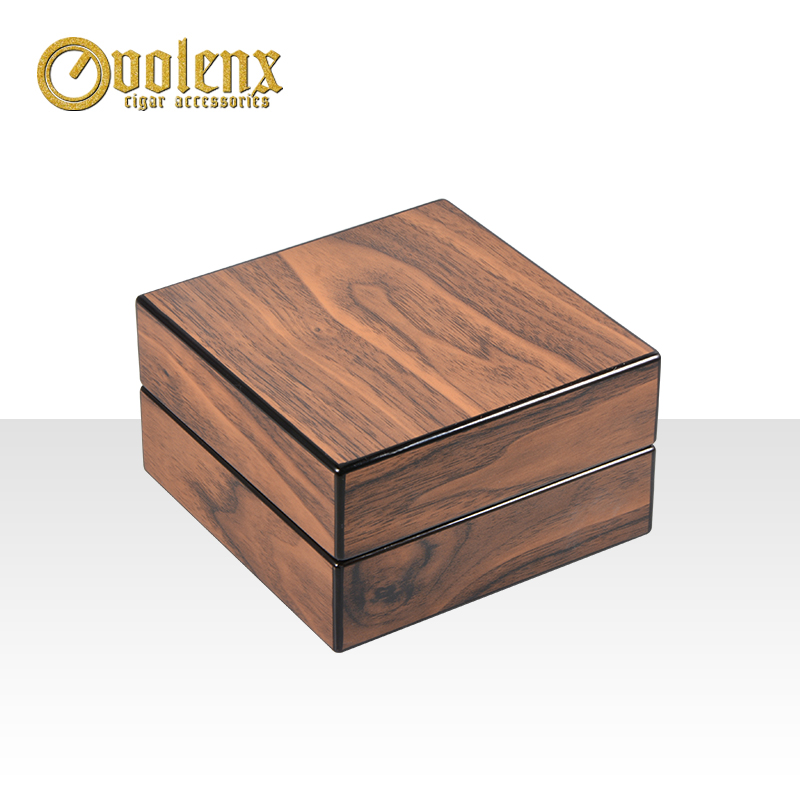 wholesale customized folding wood cigar box ashtray