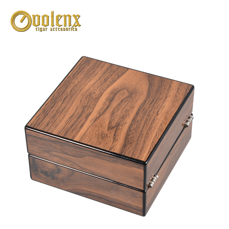 Luxury wood box accessories gift set customized logo cigar ashtray