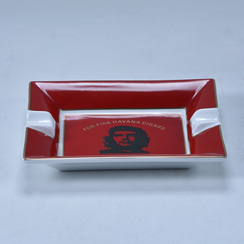 Wholesale Fashion Design Ceramic Table Cigar Ashtray Made Logo 13