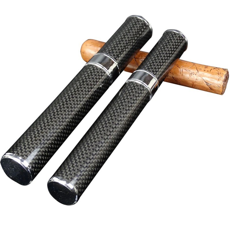 Hot sale stainless steel 1 CT carbon fiber cigar tubes wholesale