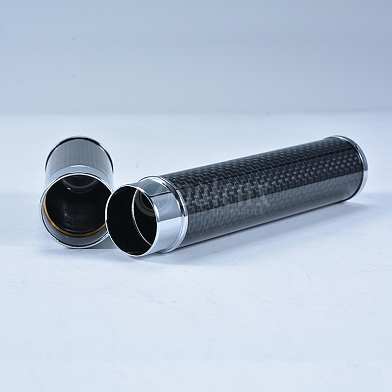 Hot sale stainless steel 1 CT carbon fiber cigar tubes wholesale 7