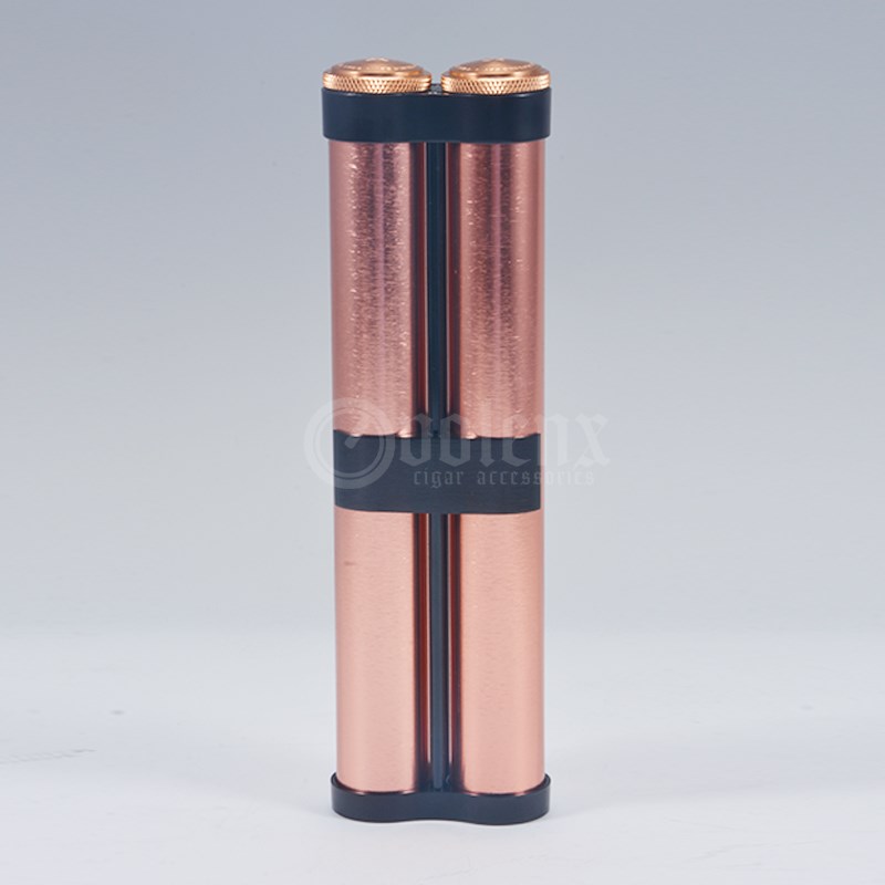 Wholesale custom made screw cap metal cigar humidor tube 3