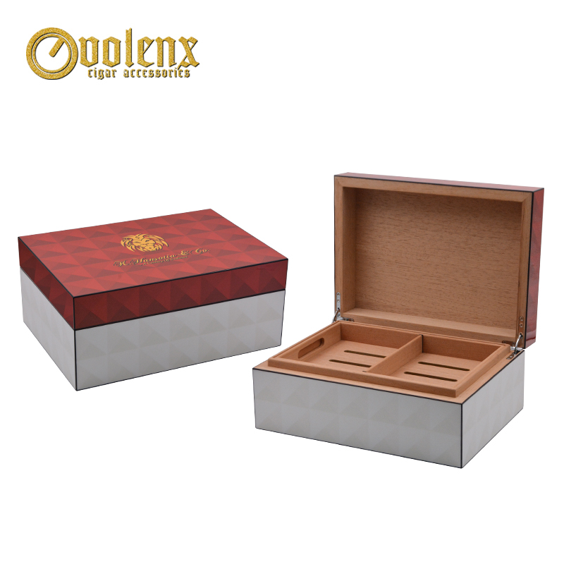  High Quality piano finished wood cigar box 15