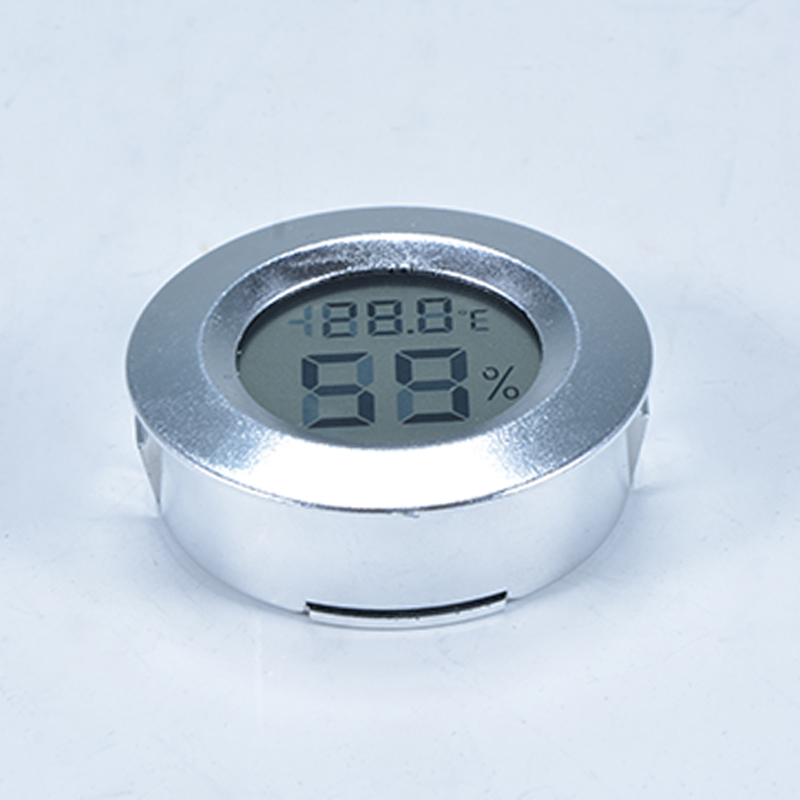 Silver color digital cigar hygrometer humidity hygrometers
