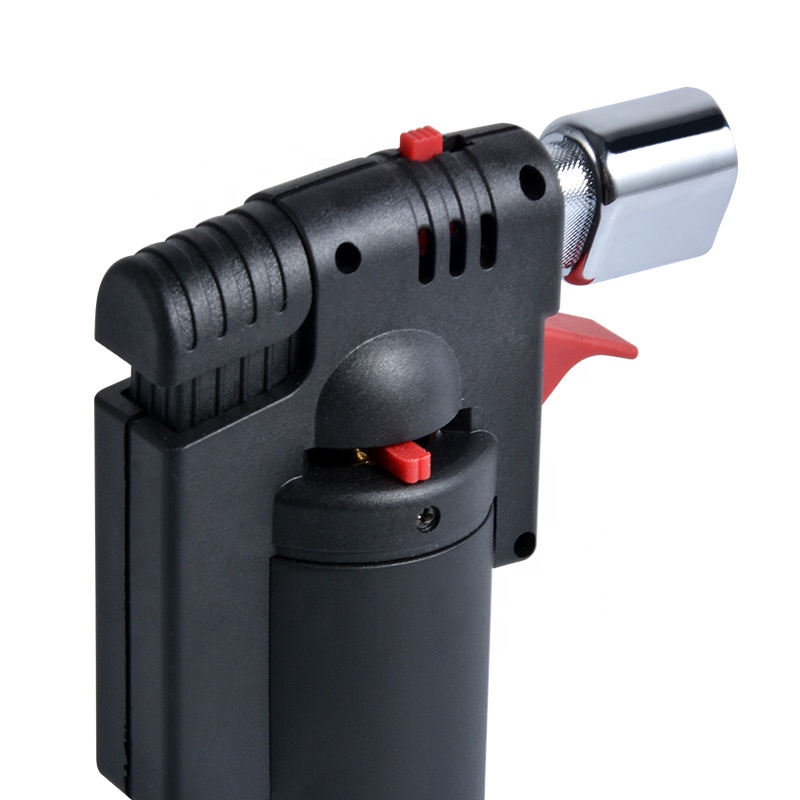Custom  Windproof Lighter Refillable Gas Cigar Torch Lighter 7