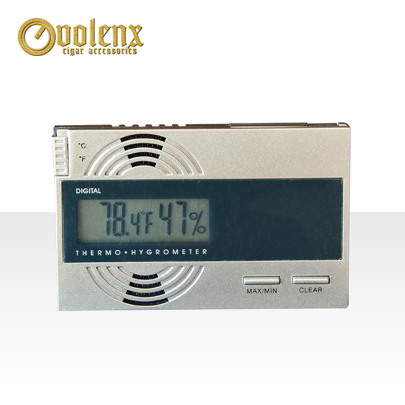 Accurate electronic digital temperature and humidity cigar hygrometer for cigar humidor