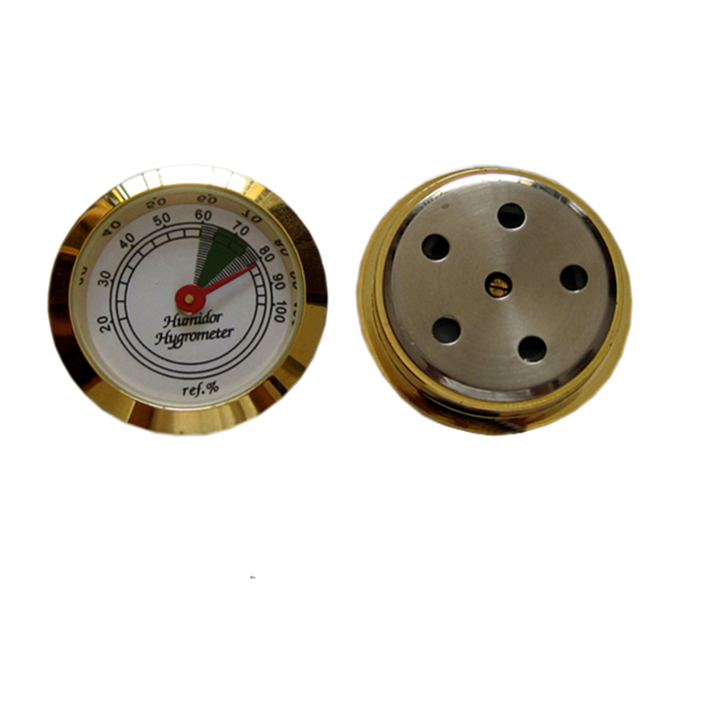 Wholesale Cheap Round Stainless Steel Cigar Htgrometer