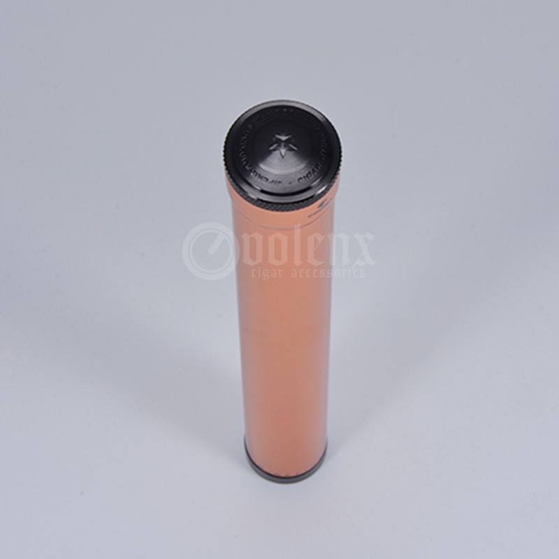 Wholesale Custom Aluminum  design metal cigar humidor tube with humidifier 7
