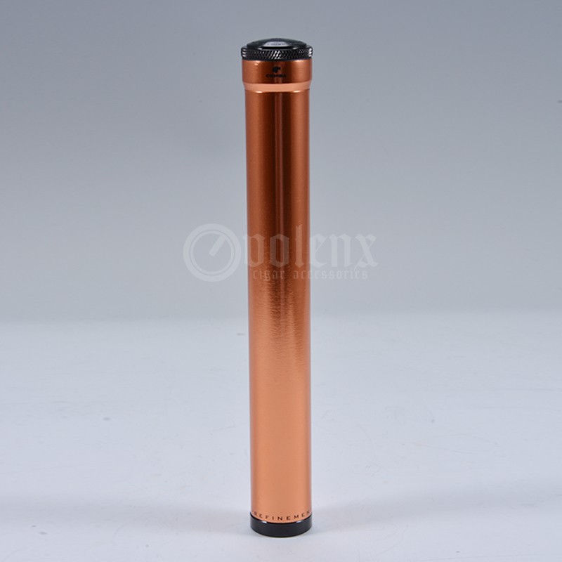 Wholesale Custom Aluminum  design metal cigar humidor tube with humidifier 11
