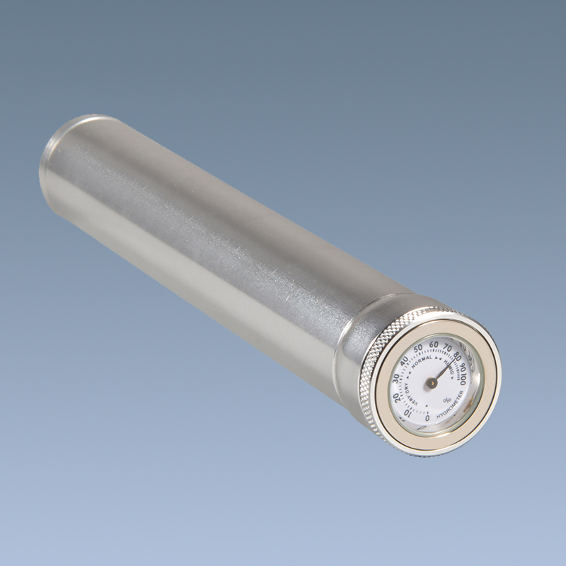 Shenzhen top grade aluminum cigar tube with hygrometer 6