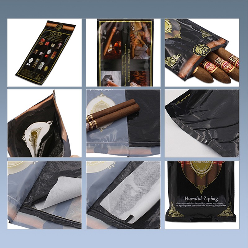 Hot sale high quality cigar ziplock cigar bags 4