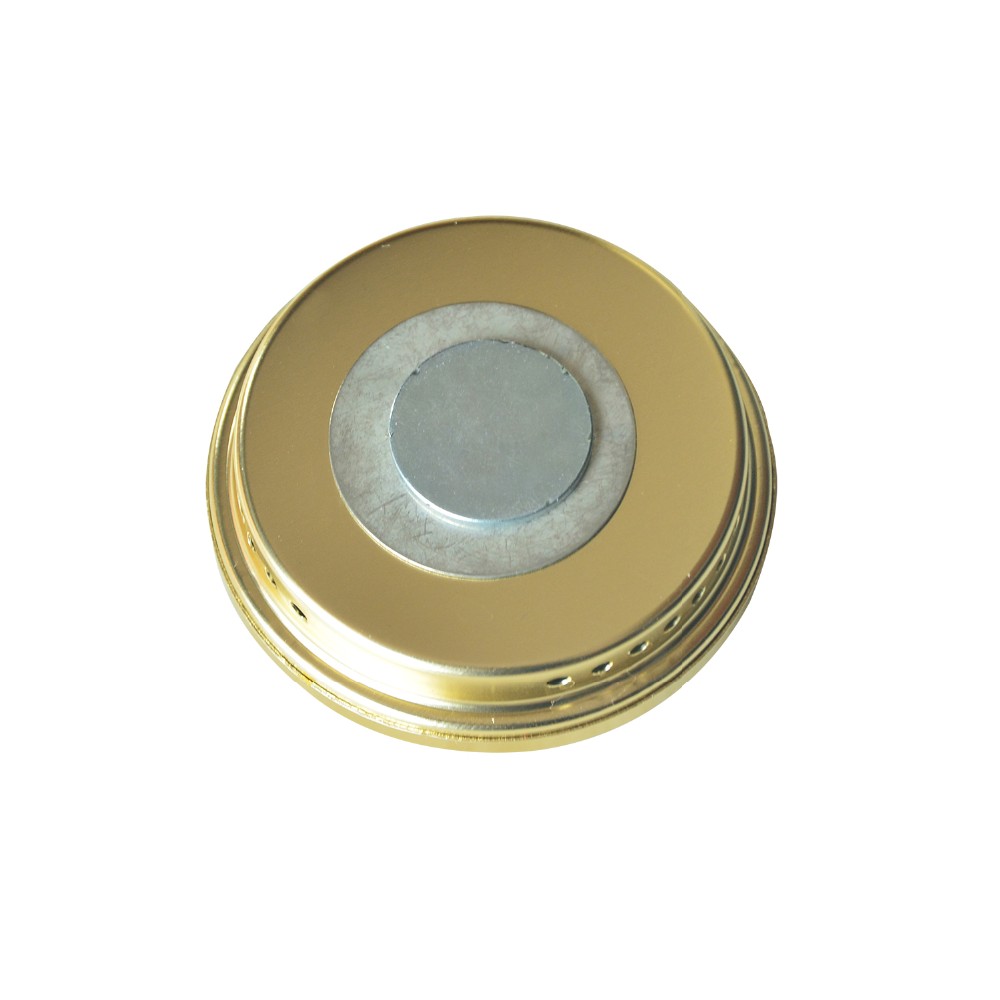 Gold Metal round cigar humidor hygrometer 13