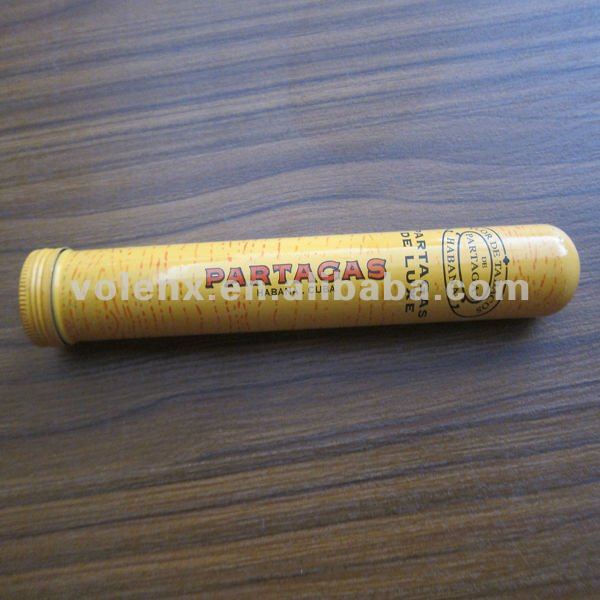 Custom Partagas aluminum cigar tube for sale 3