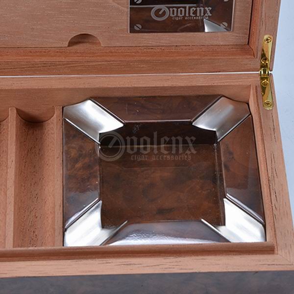 Custom Luxury Wooden Unique High Gloss Cigar Display Humidor Box 3