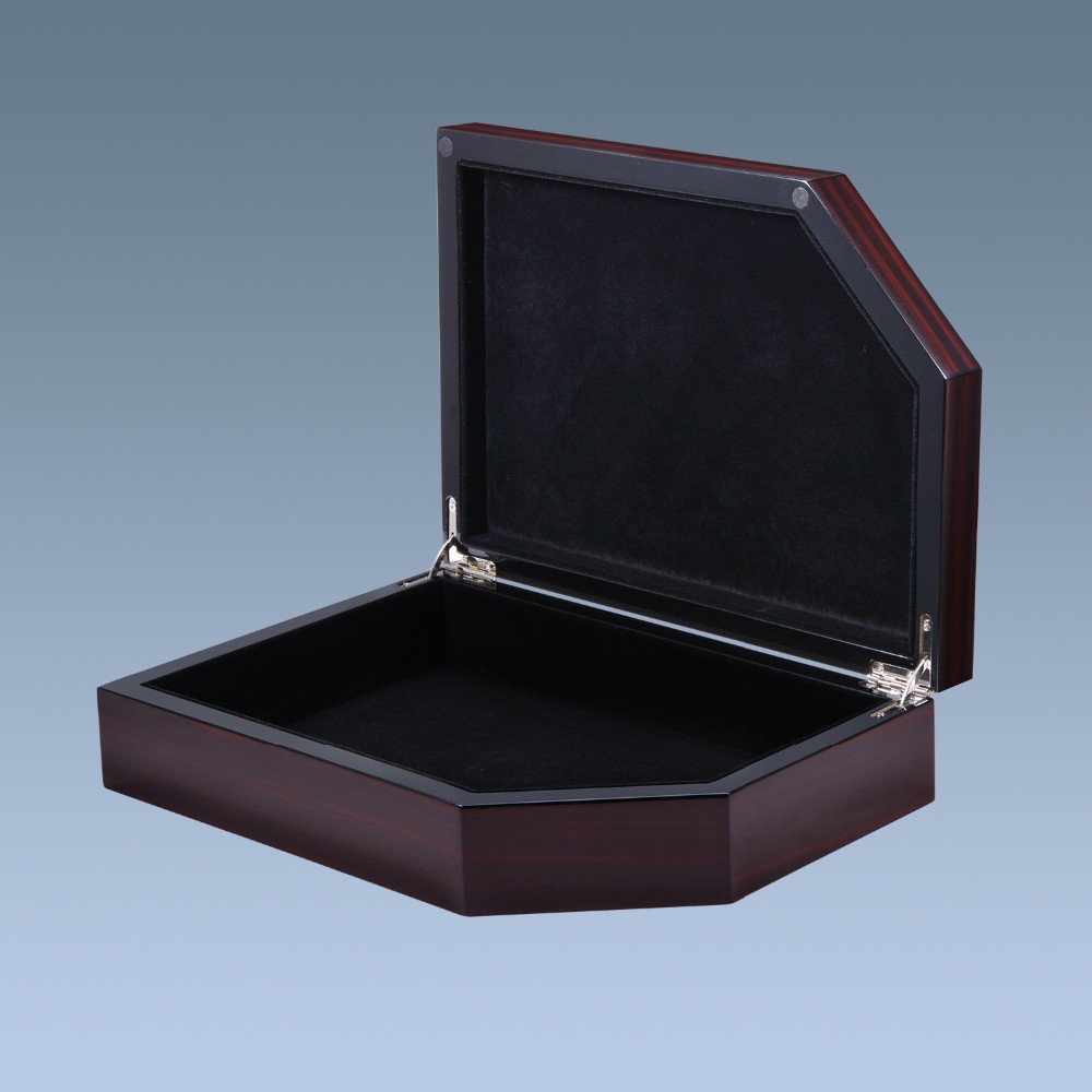 Custom size inner EVA velvet packing wooden bracelet box 19