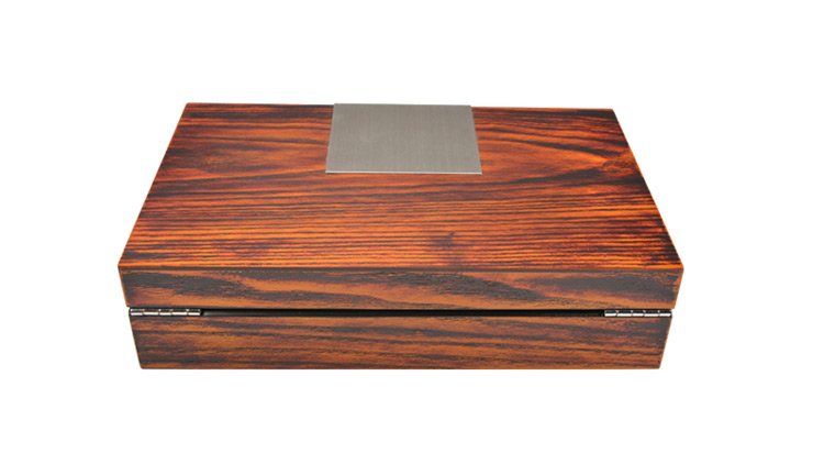 Elegant Brown MDF Wooden Jewellery Packaging Box 9