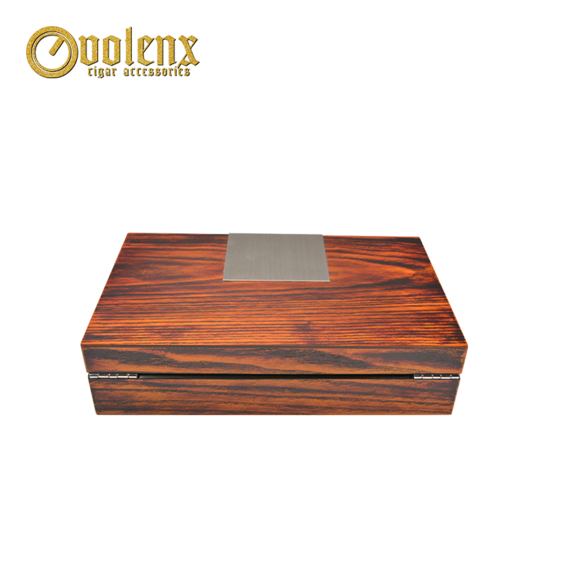 Elegant Brown MDF Wooden Jewellery Packaging Box