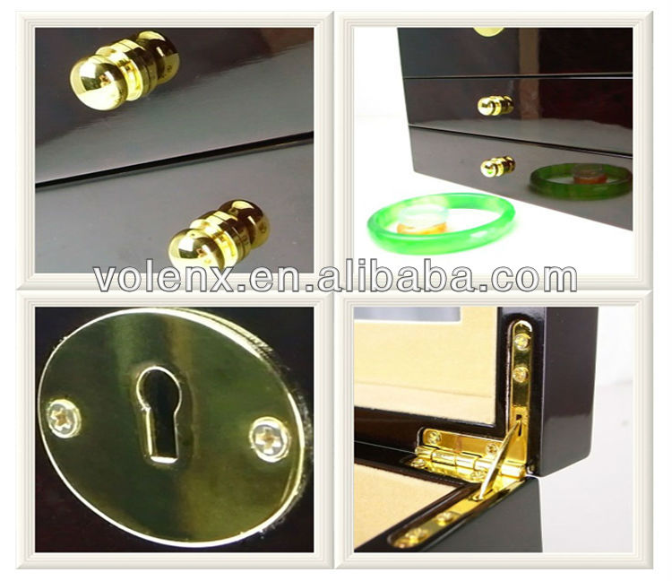 jewelry boxes with key lock WLJ-0049 Details 11