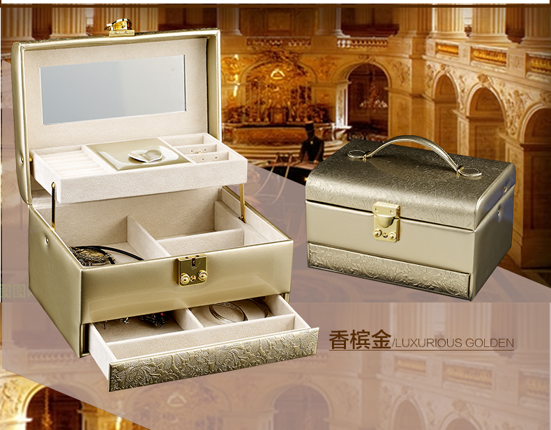Best Gifts to Girl Luxury Packaging Leather Boxes Jewelry