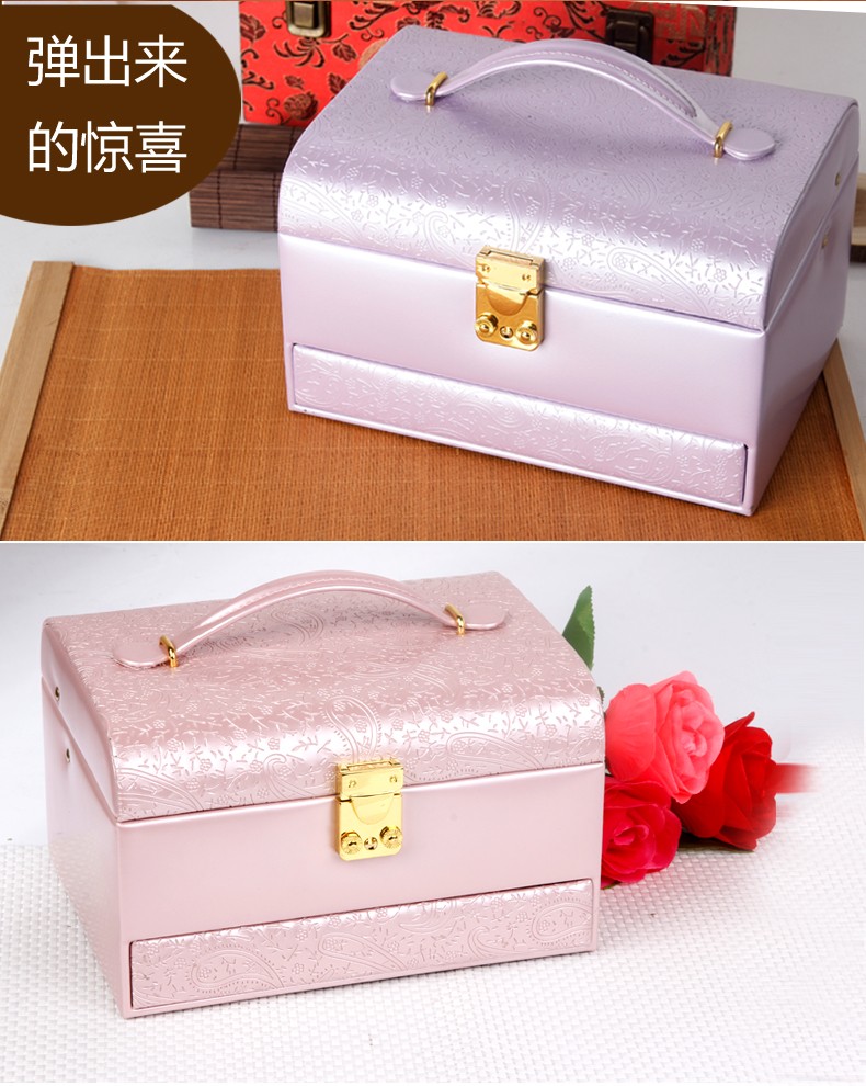 Best Gifts to Girl Luxury Packaging Leather Boxes Jewelry 19