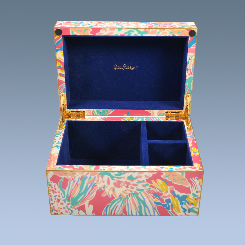 Customized printed wooden packaging boxes for jewelry watch perfume cosmetic 3