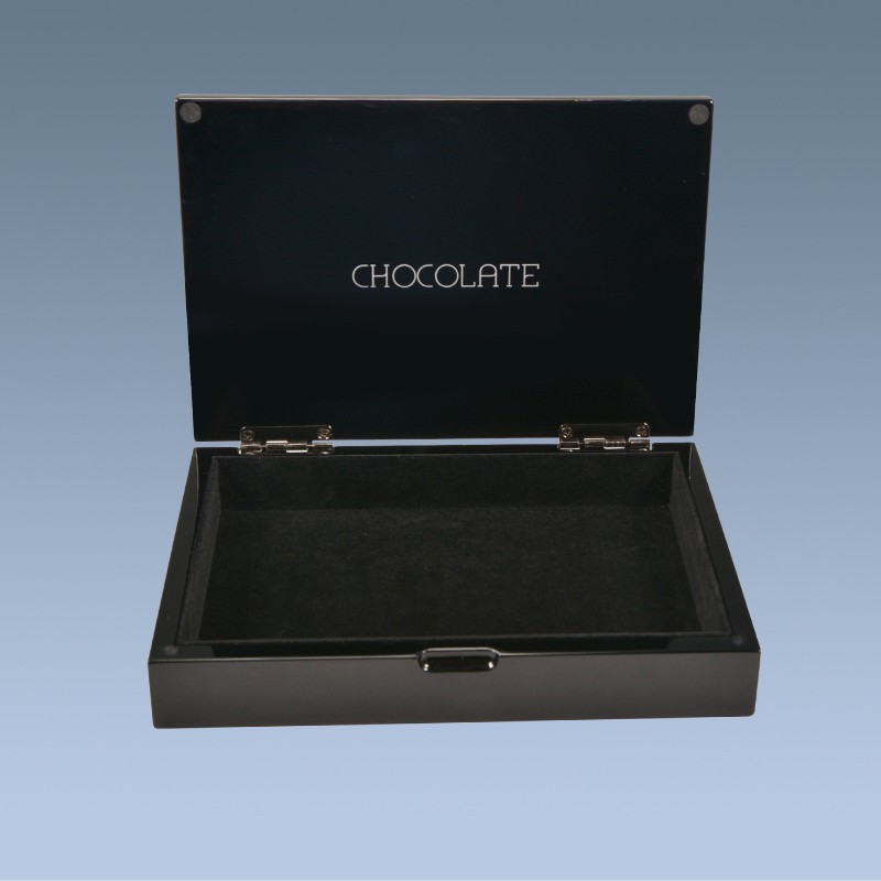 Wholesale handmade custom printed wooden gift box for chocolate 3