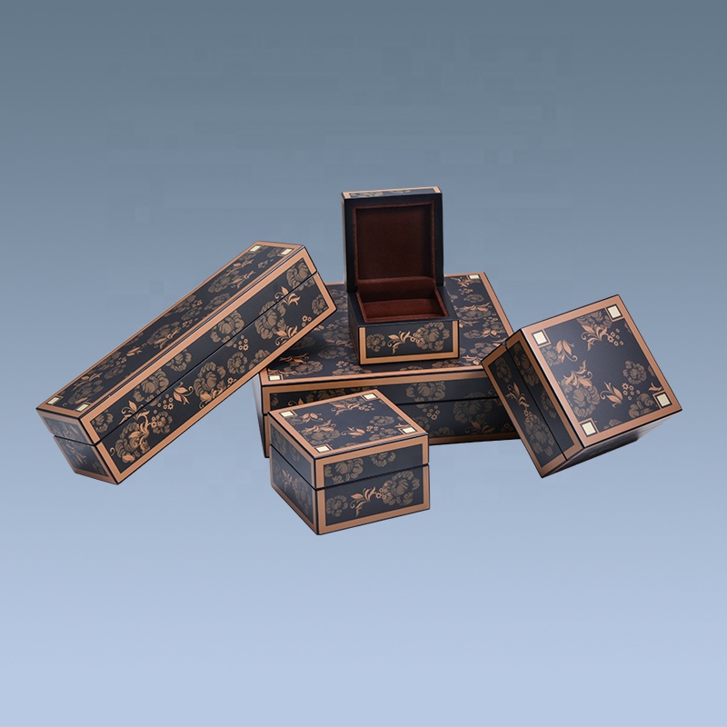 High quality wooden packaging  boxes with  artistic style jewelry boxes 15