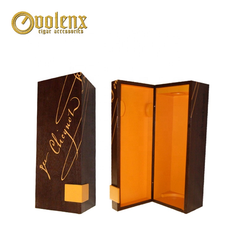 Fashionable Luxury Wooden Wine Packaging  Gift Box with Wine Set