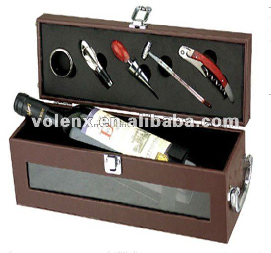 wooden wine gift/bottle box wine corkscrew wine opener