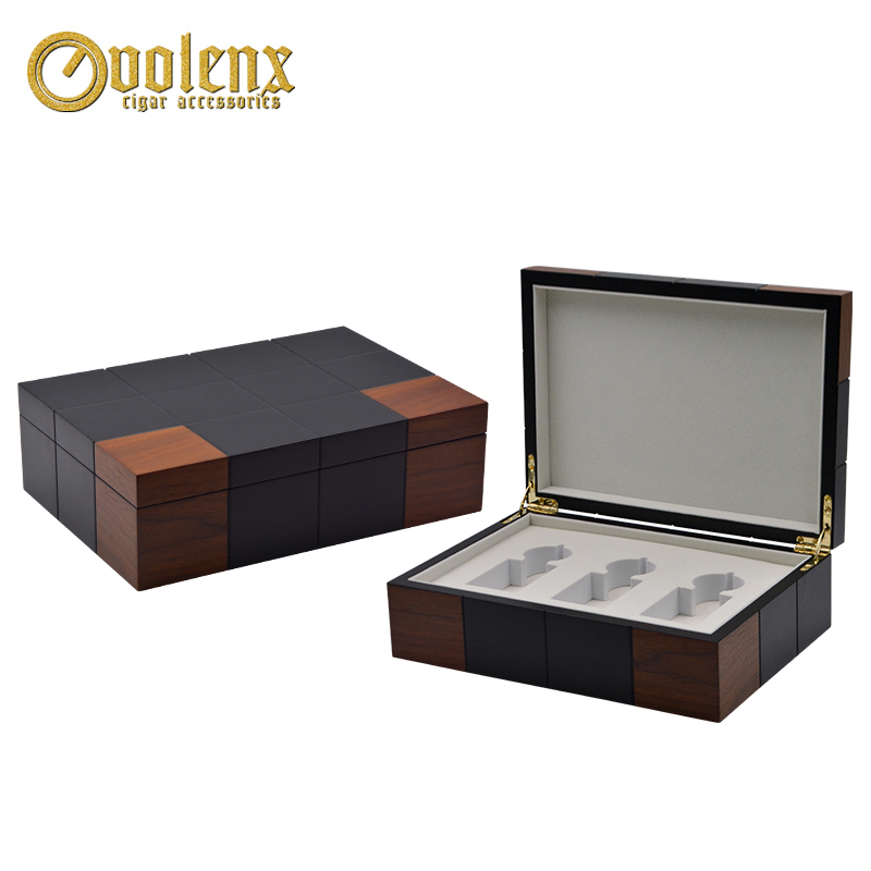 Black Matt Finished Smart Collection Packaging Box for Perfume Bottles