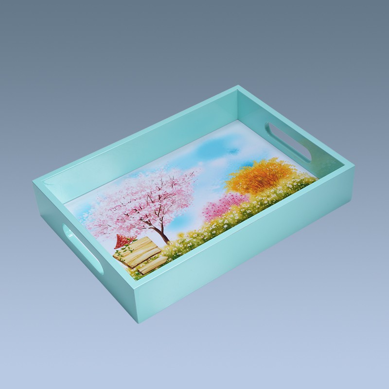 Wholesale Custom Cheap Storage Wooden Serving Tray