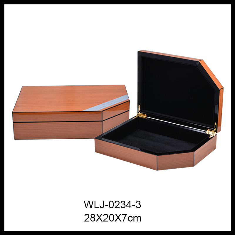 Hot sale custom logo wooden gift jewellery packaging boxes 8