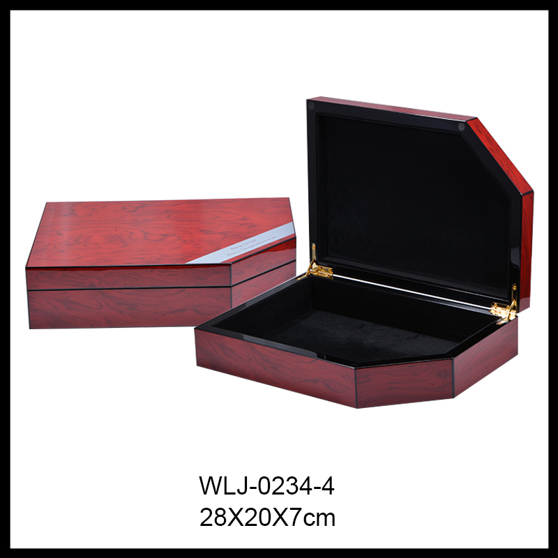 Hot sale custom logo wooden gift jewellery packaging boxes 10