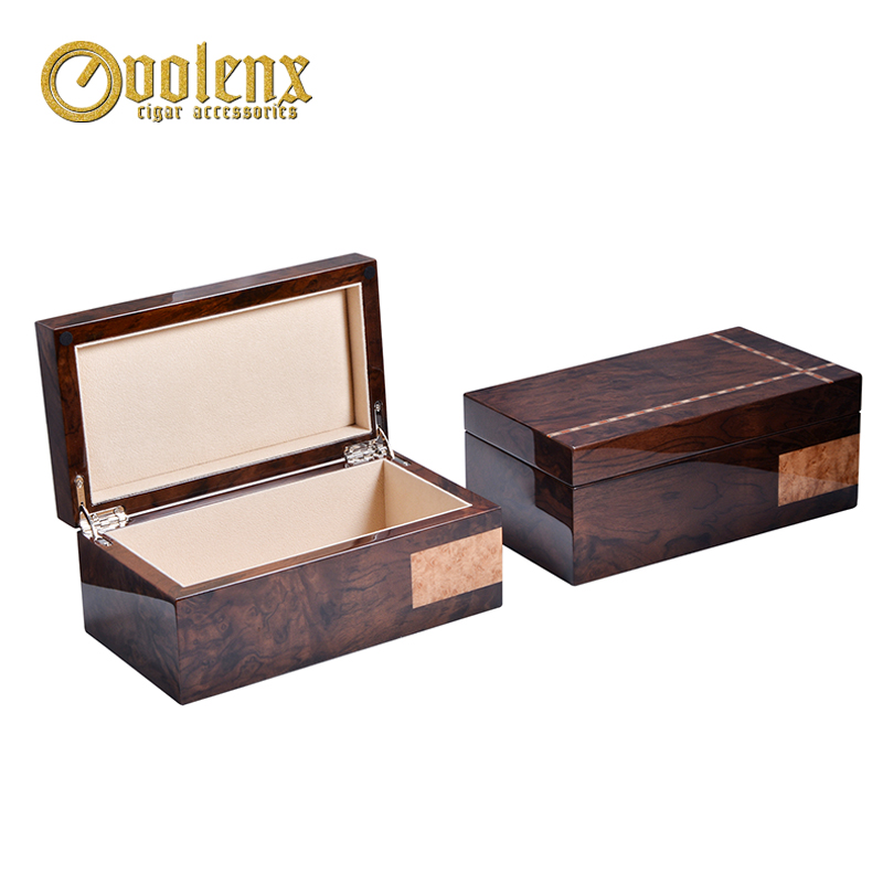 Custom Logo Vintage Wooden Display Jewelry Packaging Box